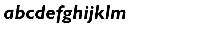 Gill Sans Cyrillic Bold Inclined Font LOWERCASE