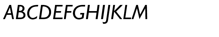 Gill Sans Cyrillic Inclined Font UPPERCASE