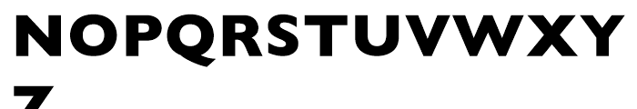 Gill Sans Heavy Alt fig 1 Font UPPERCASE