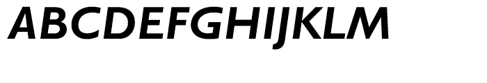 Gill Sans Hellenic Bold Italic Font UPPERCASE