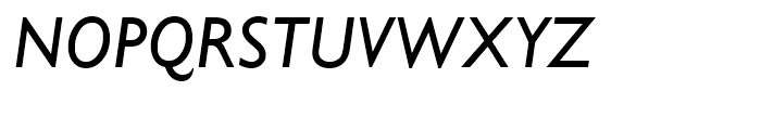 Gill Sans Italic Alt fig 1 Font UPPERCASE