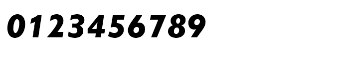 Gill Sans Nova Heavy Italic Font OTHER CHARS