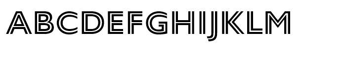 Gill Sans Nova Inline Semi Bold Font LOWERCASE