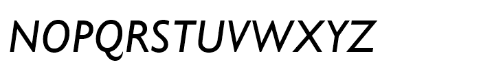 Gill Sans Nova Medium Italic Font UPPERCASE