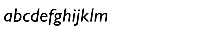 Gill Sans Nova Medium Italic Font LOWERCASE