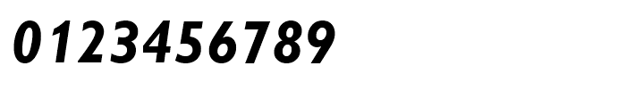 Gill Sans WGL Alt One Bold Italic Font OTHER CHARS