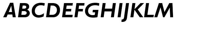 Gill Sans WGL Bold Italic Font UPPERCASE