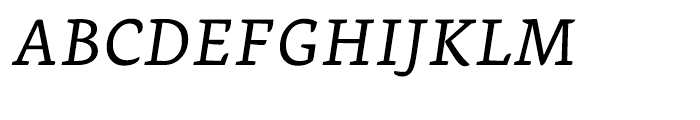 Ginkgo Italic Font UPPERCASE
