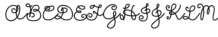 GirlScript Regular Font UPPERCASE