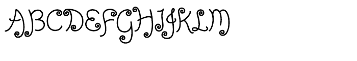 Girltalk Regular Font UPPERCASE