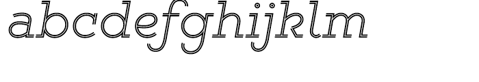 Gist Light Font LOWERCASE