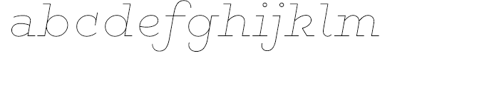 Gist Line Extrabold Font LOWERCASE