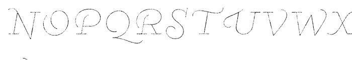 Gist Rough Exbold Line Font UPPERCASE
