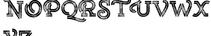 Gist Rough Upright Black Two Font UPPERCASE