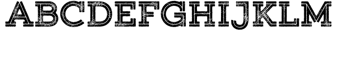 Gist Rough Upright Black Font UPPERCASE