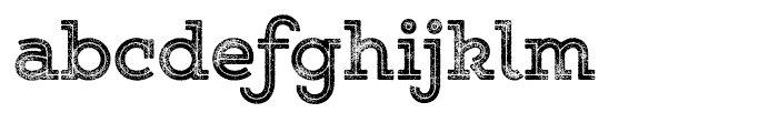 Gist Rough Upright Exbold Two Font LOWERCASE