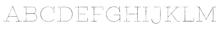 Gist Rough Upright Reg Line Font UPPERCASE