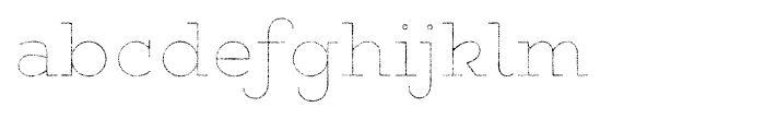 Gist Rough Upright Reg Line Font LOWERCASE