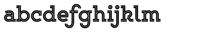 Gist Upright Extrabold Font LOWERCASE