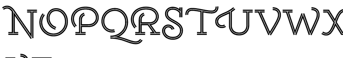 Gist Upright Regular Font UPPERCASE