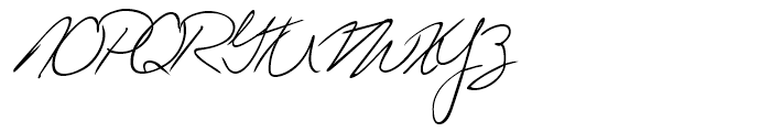 Giuliano Handwriting Regular Font UPPERCASE