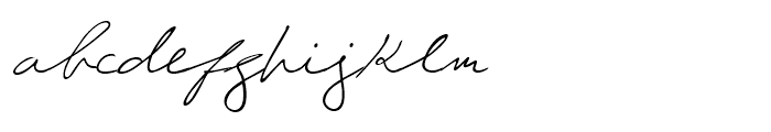 Giuliano Handwriting Regular Font LOWERCASE