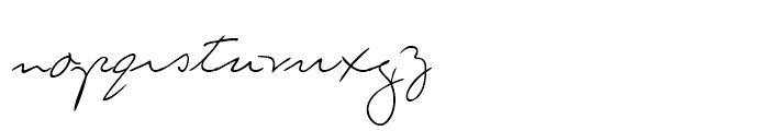 Giuliano Handwriting Regular Font LOWERCASE