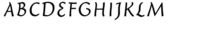 Giureska Italic Font UPPERCASE