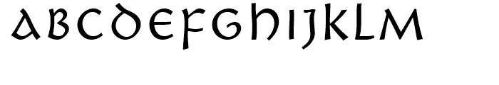 Giureska Uncial Font LOWERCASE