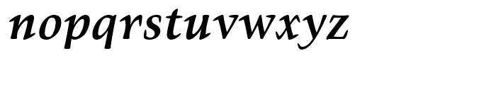 Givens Antiqua Bold Italic Font LOWERCASE
