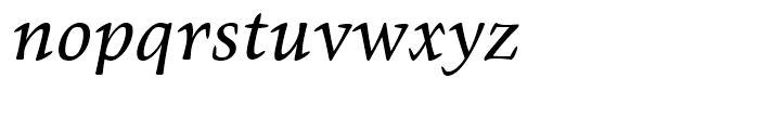 Givens Antiqua Italic Font LOWERCASE