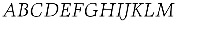 Givens Antiqua Light Italic Font UPPERCASE