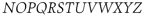 Givens Antiqua Light Italic Font UPPERCASE