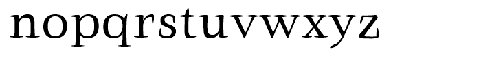 Givens Antiqua Regular Font LOWERCASE
