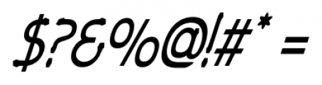 Gildersleeve Italic Font OTHER CHARS