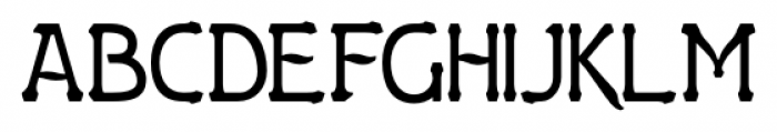 Gildersleeve Regular Font UPPERCASE