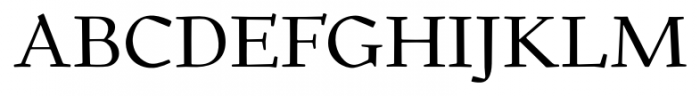 Gilman Regular Font UPPERCASE