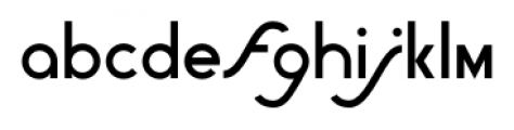Gilza Regular Font LOWERCASE