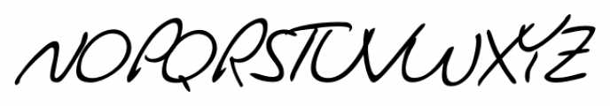 Giorgio Handwriting Regular Font UPPERCASE
