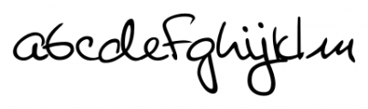 Giovanna Handwriting Regular Font LOWERCASE