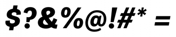 Gira Sans Bold Italic Font OTHER CHARS