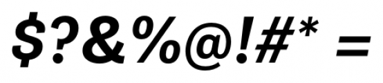 Gira Sans Medium Italic Font OTHER CHARS