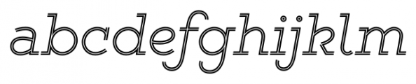 Gist Light Font LOWERCASE