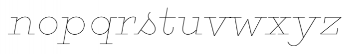 Gist Line Extrabold Font LOWERCASE