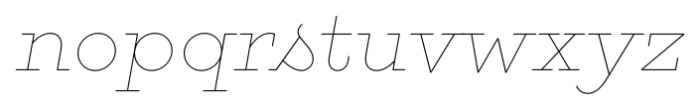 Gist Line Regular Font LOWERCASE