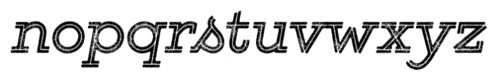 Gist Rough Bold Font LOWERCASE