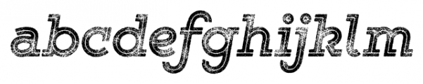 Gist Rough Exbold Three Font LOWERCASE