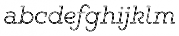 Gist Rough Light Font LOWERCASE