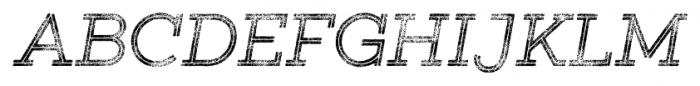 Gist Rough Regular Three Font UPPERCASE