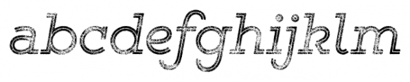 Gist Rough Regular Three Font LOWERCASE